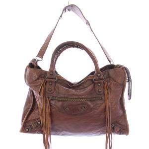 ザ シティ 2WAY エディターズバッグ ブラウン 115748