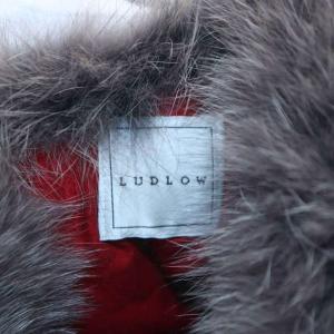 LUDLOW フォックスファーバッグ グレー