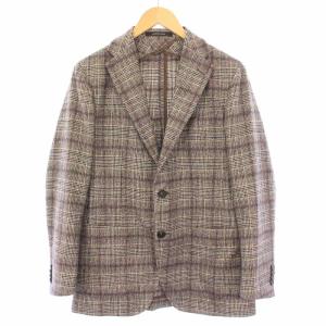MONTECARLO テーラードジャケット チェック柄