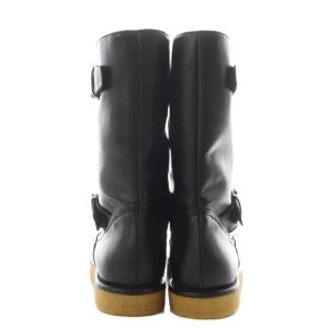 STELLA McCARTNEY エンジニアブーツ ショートブーツ ボア フェイクレザー 38 黒 ブラック /AN19
