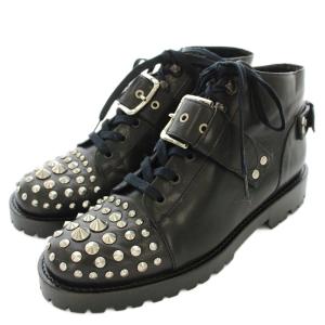DECOLATION ブーツ スタッズ ショートブーツ 2 黒 ブラック /G