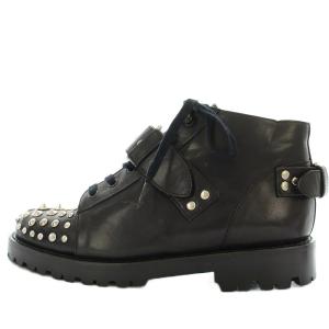 UNSQUEAKY DECOLATION ブーツ スタッズ ショートブーツ 2 黒 ブラック /G