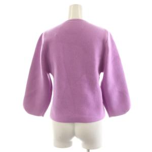 MYLAN ニット セーター 7分袖 カシミヤ F 紫 パープル MY14AW-KR008 /AN32