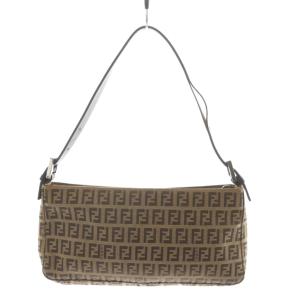 FENDI ズッキーノ柄 ハンドバッグ ワンショルダー ブラウン