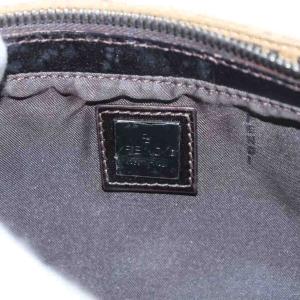 FENDI ズッキーノ柄 ハンドバッグ ワンショルダー ブラウン