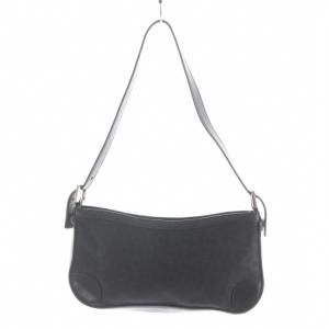 Cマカダム トリオンフ ハンドバッグ ワンショルダーバッグ レザー キャンバス 黒 ブラック /AN11