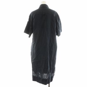 MHL. 25SS LIGHT LINEN ワンピース リネン 1 ブラック 578-5157002
