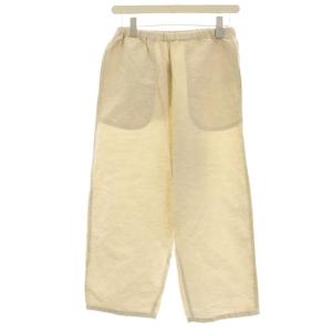 コットンリネンウェザーイージーパンツ ワイド 36 ベージュ JD-2540 LHP /OR