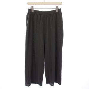 ワイドパンツ イージー ウエストゴム ストレッチ F チャコールグレー /BB