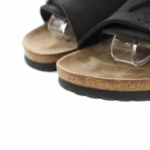 BIRKENSTOCK チューリッヒ ZURICH サンダル スエード 38 黒 ブラック L7M5 /YT