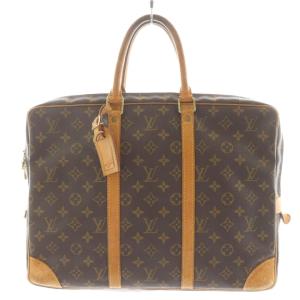 モノグラム ポルト ドキュマン ヴォワヤージュ ハンドバッグ ブラウン