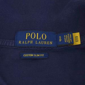 POLO RALPH LAUREN ポロベア ポロシャツ 半袖 刺繍 コットン S 紺 ネイビー /AN30