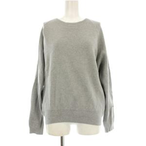 ウォッシャブルコットンカシミヤニット セーター 長袖 36 グレー 085-15020 /OR JS