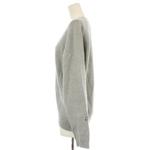 DRESSTERIOR ウォッシャブルコットンカシミヤニット セーター 長袖 36 グレー 085-15020 /OR JS