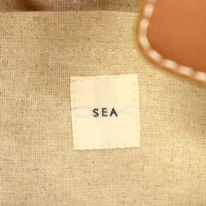 SEA かごバッグ ハンドバッグ 茶 ブラウン /G