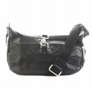 ショルダーバッグ レザー ブラック