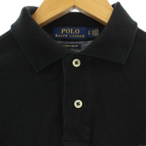 POLO RALPH LAUREN ポロシャツ カットソー ビックポニー 刺繍 半袖 S 黒 ブラック 710688969001 /OR JS
