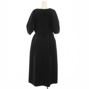 MOGA ワンピース ロング 半袖 2 黒 B0232EFA154 /YM
