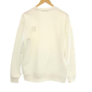 BLACK LABEL CRESTBRIDGE スウェット トレーナー フロント 長袖 M 白 ホワイト 51P61-461-02 /OR JS