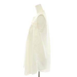 YOKO CHAN YOKOCHAN シャツ ブラウス ノースリーブ 38 白 ホワイト YCB-619-138 /YT