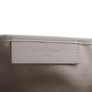 BALENCIAGA カバスM ハンドバッグ ポーチ付き グレー ホワイト 339936