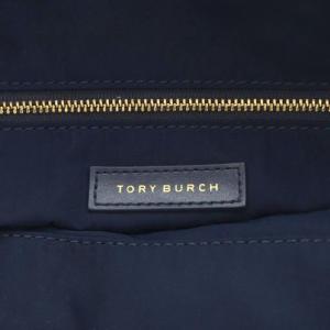 TORY BURCH トートバッグ ハンドバッグ ショルダーバッグ ロゴ ナイロン 紺 ネイビー /AN2