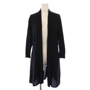 カーディガン 七分袖 ロング M 黒 /BM