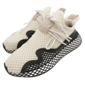 adidas DEERUPT NEW RUNNER スニーカー 25cm 白 ホワイト 黒 ブラック BD7874 /AE