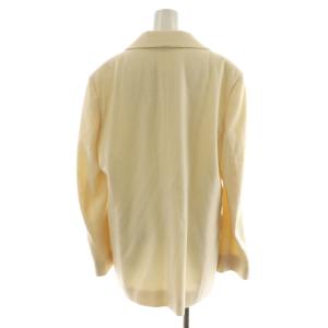 CELINE テーラードジャケット シングル ウール カシミア混 44 白 ホワイト /AN34