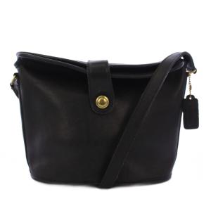 ショルダーバッグ ターンロック レザー ブラック 1066 /KH