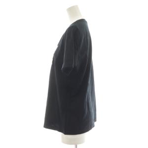 GIVENCHY Tシャツ カットソー 半袖 ロゴ L ゴールド色 黒 ブラック 71 8877 54 /AN26