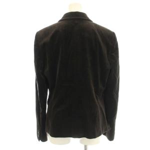 DAKS ベロア テーラードジャケット 11-811213 茶 ブラウン 42 /G