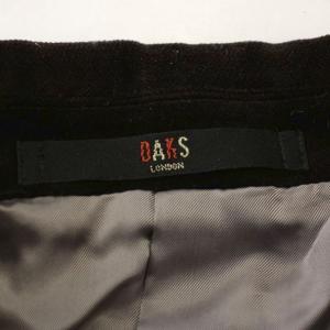 DAKS ベロア テーラードジャケット 11-811213 茶 ブラウン 42 /G