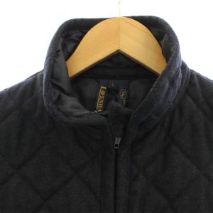 LAVENHAM キルティングベスト 中綿 アウター キルティング Ｌ 紺 ネイビー /OR