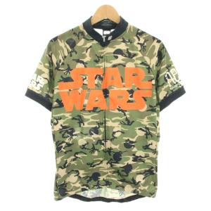 スターウォーズ STAR WARS サイクルジャージー ジップアップジャケット アウター 半袖 カモフラ柄