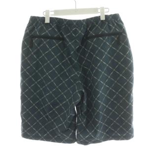 HUNTING WORLD ショートパンツ ハーフパンツ イージー 総柄 L 紺 ネイビー 91PT02 /AN61