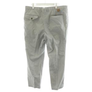 HUNTING WORLD パンツ スラックス タック コットン 97 グレー /AN60