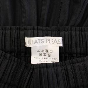 PLEATS PLEASE ISSEY MIYAKE イッセイミヤケ FLUFFY BASICS ジョガーパンツ 1 ブラック