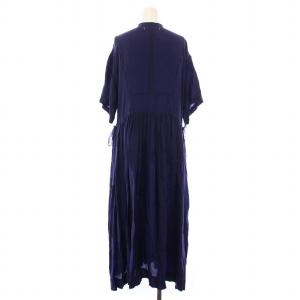 ikkuna / suzuki takayuki シャツワンピース バンドカラー F ネイビー