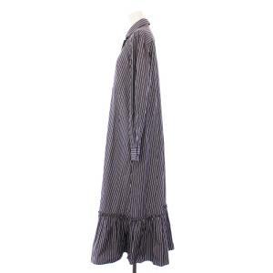 Max Mara NASTIE シャツワンピース ストライプ J36 ネイビー 12260719