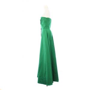 Max Mara Studio MaxMaraStudio イブニングドレス ベアトップワンピース シルク混 36 グリーン 2362210635