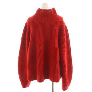 KHAITE HEAVYROLL NECKS ニット ハイネック カシミヤ L レッド 1321203