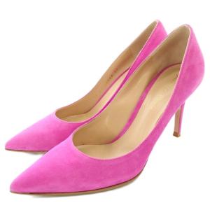 スエード パンプス ハイヒール 37 ピンク /G