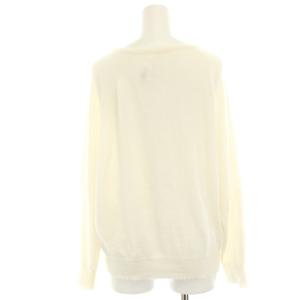 PINK HOUSE モチーフボタンカーディガン ニット 長袖 アンゴラ混 白 ホワイト A2123KCD572 /HN