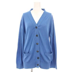 ジョンスメドレー JOHN SMEDLEY カーディガン ニット Vネック 長袖 2 ライトブルー 578-8164001
