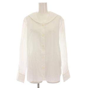 シャツ ブラウス セーラーカラー 長袖 2 白 578-9153003 /YM