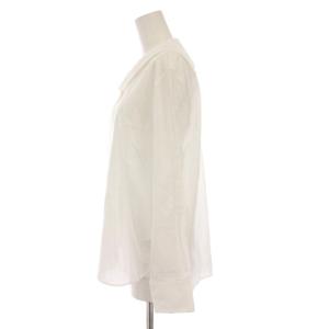 MARGARET HOWELL シャツ ブラウス セーラーカラー 長袖 2 白 578-9153003 /YM