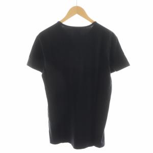 VERSACE Tシャツ カットソー 半袖 ロゴ 6 黒 ブラック AUU01005 /AN9