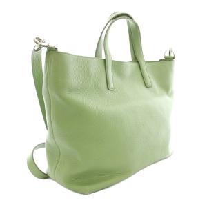 HIROFU ミニマ MINIMA トートバッグ ハンドバッグ ショルダーバッグ 2way レザー 緑 グリーン /YT