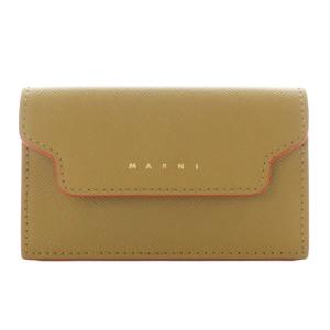 カードケース レザー カーキ